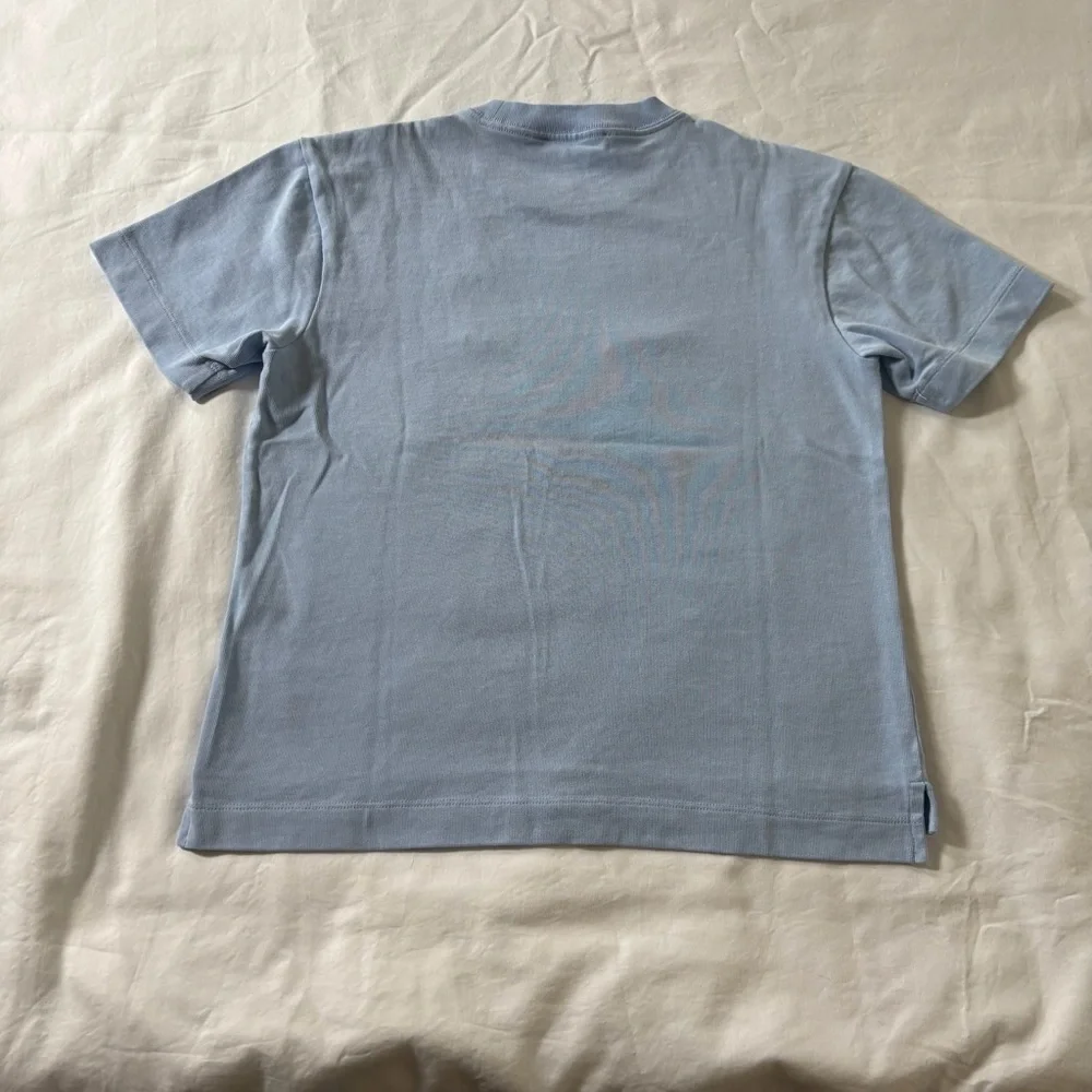 FRAME Graphic Tee Blue Abstract Logo | XS | EXCELLENT - Picture 6 of 8